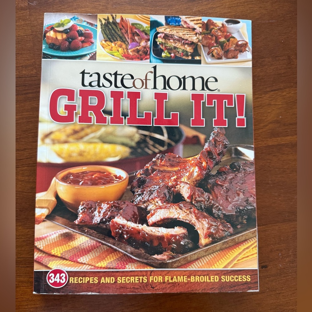Taste of Home Grill It! Cookbook - Red and Brown Edition
